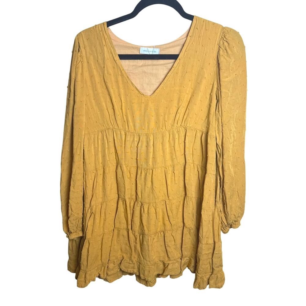Urban Outfitters Shift Dress Size XS NWOT Yellow Mini Dress